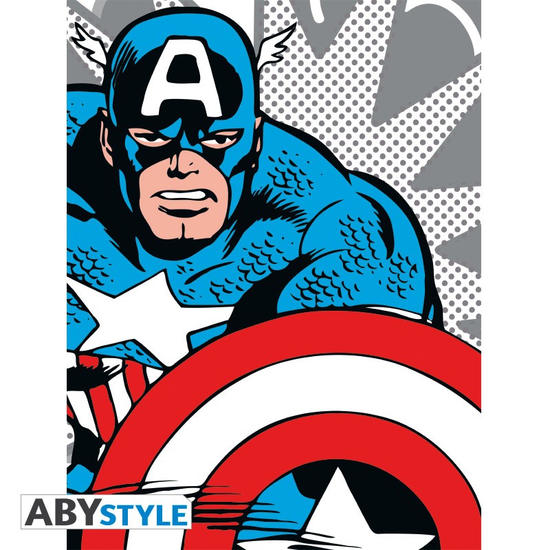MARVEL Canvas Captain America pop art (30x40) x2