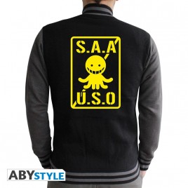 ASSASSINATION CLASSROOM - Jacket - "S.A.A.U.S.O" Men black/dark grey