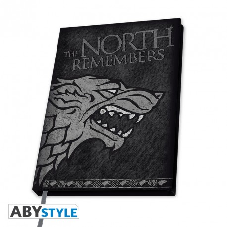 GAME OF THRONES - Cahier A5 "Stark" X4