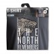 GAME OF THRONES - Tshirt "The North Remembers" homme MC gris - basic