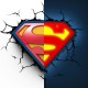 BATMAN VS SUPERMAN - Lampe décorative 3D Logo Superman