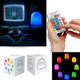 PAC-MAN - Lampe multi couleurs télécommandée Ghost