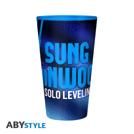 SOLO LEVELING - Verre XXL Premium - 400 ml - Sung Jinwoo bo&icirc;te x2 W15
