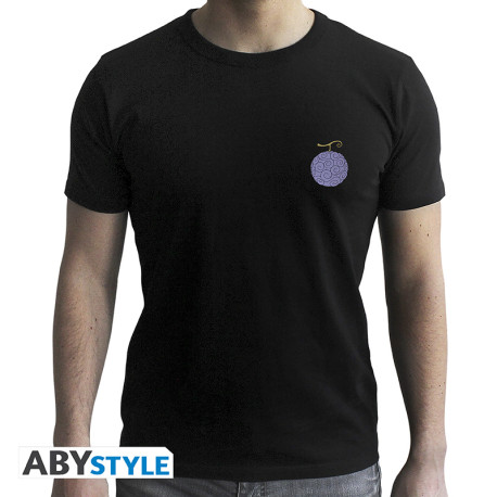 ONE PIECE - Tshirt new fit black - Gum-Gum Devil Fruit