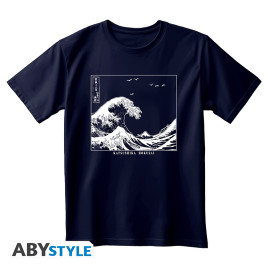 HOKUSAI - Tshirt unisex navy blue - Great Wave