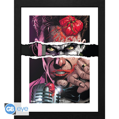DC COMICS - Tirage encadré "Le Joker" (30x40) x2