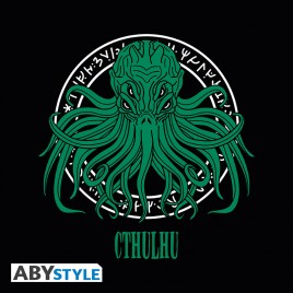 CTHULHU - Tshirt "Cthulhu runique" homme MC black - new fit