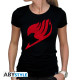 FAIRY TAIL - Tshirt "Emblème" femme MC noir - basic*