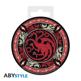 HOUSE OF THE DRAGON - Dessous de verre en céramique "Targaryen"