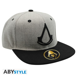 ASSASSIN'S CREED - Snapback Cap - Grey - Crest x2