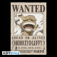 ONE PIECE - Tshirt noir new fit - Wanted Luffy