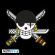 ONE PIECE - Tshirt noir new fit - Wanted Zoro