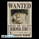 ONE PIECE - Tshirt new fit black - Wanted Zoro