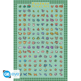 POKEMON - Poster Maxi 91,5x61 FSC MIX - Pixel Art
