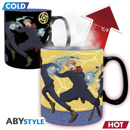 JUJUTSU KAISEN - Mug Heat Change - 460 ml - Groupe carton x2