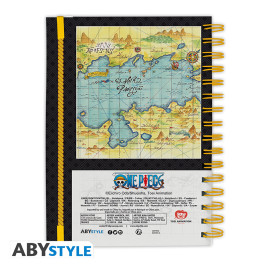 ONE PIECE - Cahier A5 Spirale "Young Straw Hat Crew" X4