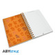NARUTO SHIPPUDEN - Notebook A5 Spiral "Team 7 & Hokage" X4