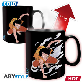 ONE PIECE - Mug Heat Change - 460 ml - Luffy & Ace - cardboard boxx2*