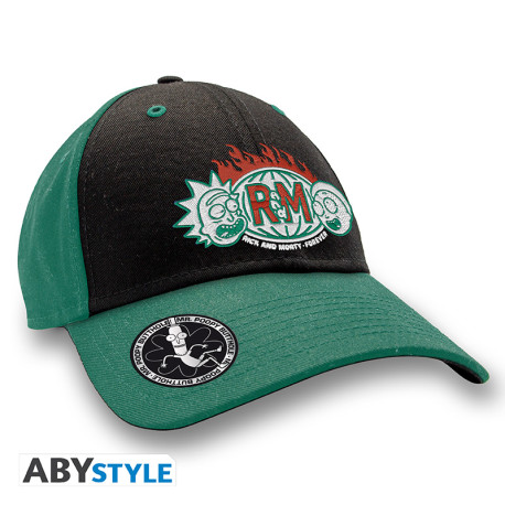 RICK AND MORTY - Casquette - Noir & Vert - Rick & Morty x2
