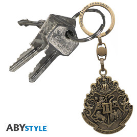 HARRY POTTER - Keychain 3D - Hogwarts&rsquo; Crest - MADE IN FRANCE X4&nbsp;*