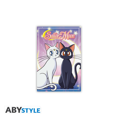 SAILOR MOON - Aimant Standard - Luna & Artemis x4