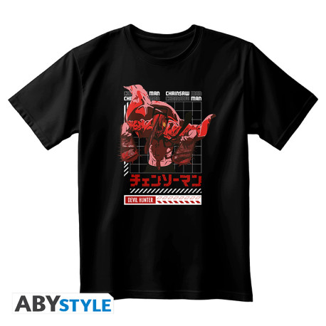 CHAINSAW MAN - Tshirt unisex black - Devil Hunter