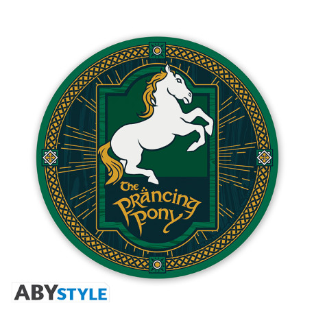 LORD OF THE RINGS - Ceramic Coasters "Prancing Pony"
