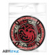 HOUSE OF THE DRAGON - Dessous de verre en céramique "Targaryen"
