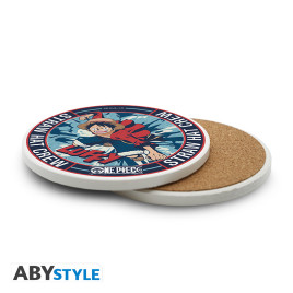 ONE PIECE - Ceramic Coasters "Luffy"*