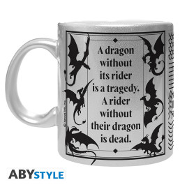 FOURTH WING - Mug - 320 ml - Basgiath War College - subli silver x2