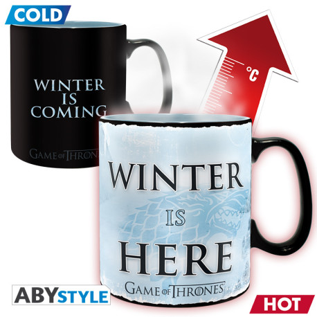 GAME OF THRONES - Mug Heat Change - 460 ml - Winter - box x2 DT
