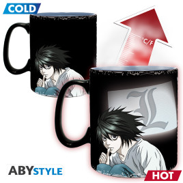 DEATH NOTE - Mug Heat Change - 460 ml - Kira & L - card box x2