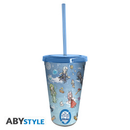 SLIME - Tumbler with straw - 470ml - Graff Art&nbsp;&nbsp;*