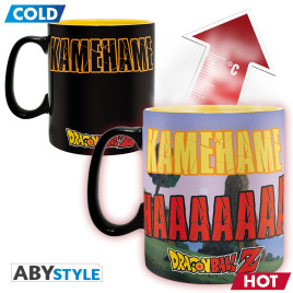 DRAGON BALL - Mug Heat Change - 460 ml -DBZ/Kamehameha-card x2