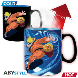 NARUTO - Mug Heat Change - 460 ml- Naruto & Sasuke - cardboard x2