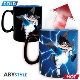 NARUTO - Mug Heat Change - 460 ml- Naruto & Sasuke - cardboard x2
