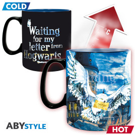 HARRY POTTER - Mug Heat Change - 460 ml - Letter - cardboard x2