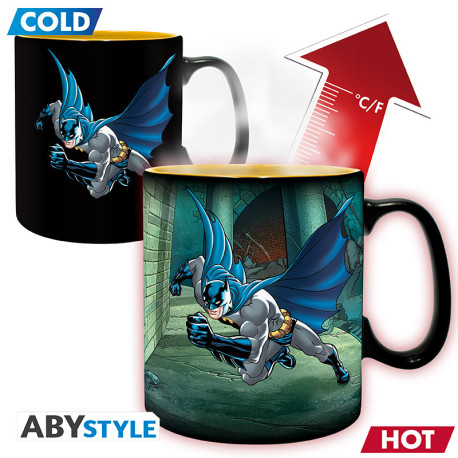 DC COMICS - Mug HeatChange - 460ml - "Batman & Joker"- cardxx2