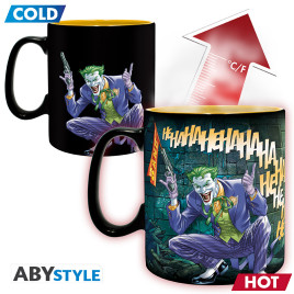 DC COMICS - Mug HeatChange - 460ml - "Batman & Joker"- cardxx2