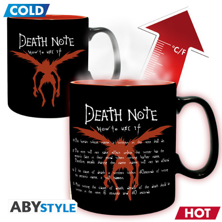 DEATH NOTE - Mug Heat Change - 460 ml - L & Light - carton x2 DT
