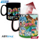POKEMON - Mug Heat Change - 460 ml - "Gotta catch em all" card x2