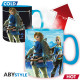 THE LEGEND OFZELDA - Mug Heat Change - 460ml - Breath the Wild x2