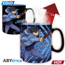 SOLO LEVELING - Mug Heat Change - 460 ml - Jinwoo & Igris cardx2