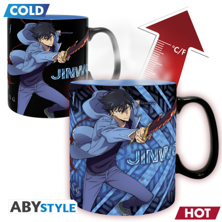 SOLO LEVELING - Mug Heat Change - 460 ml - Jinwoo & Igris cardx2