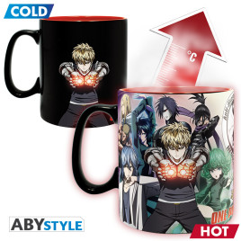 ONE PUNCH MAN - Mug Heat Change - 460 ml - Heroes - with box x2 DT