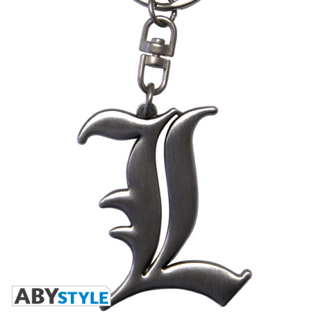 DEATH NOTE - Porte-clés 3D - L Symbole X4