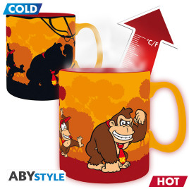 DONKEY KONG - Mug Heat Change - 460 ml - Donkey Kong - card x2 DT