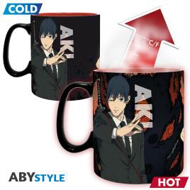 CHAINSAW MAN - Mug Heat Change- 460ml- Denji & Aki - cardboardx2