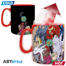 NARUTO SHIPPUDEN - Mug Heat Change -460ml- Bij&ucirc;&Jinch&ucirc;riki -cardx2 DT