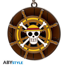 ONE PIECE - Moving Keychain - Thousand Sunny's Helm X4